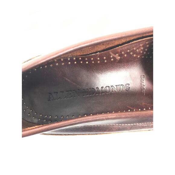 Allen Edmonds Men’s 10D Boulder Venetian Driving Moccasin Loafers Brown - Picture 8 of 11